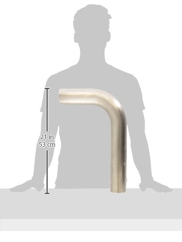 Vibrant (13042) 90° T304 Stainless Steel Mandrel Bend Tube