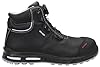 ELTEN Reaction XXT Pro BOA Mid ESD S3 Safety Shoes for Men and Women, Leather, Plastic Toe Cap (Lighter Than Steel Toecap), Lightweight, Durable, Black, black, 8.5 UK #1