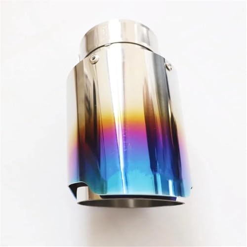 Embouts d'échappement contre la rouille du pot avec sortie inox universelle bleue