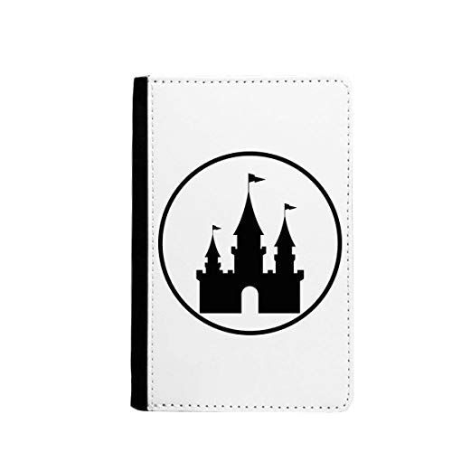 Étui pour passeport de voyage fin motif château pour protéger vos papiers de douane