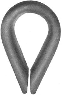 Chicago Hardware Thimble Rope 1/2 Galvanized