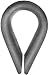 Chicago Hardware Thimble Rope 1/2 Galvanized