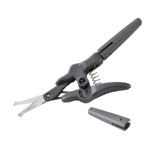 LABRIMP 修眉剪 小型眉毛鼻毛はさみ 丸先デザイン 耐久素材使用 コンパクト携帯便利 メンズ顔用グルーミングツール