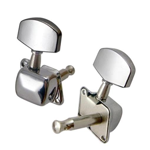 Chevilles de clé chromées 6 pièces: accordeurs de cordes mécaniques pour guitares acoustiques 3r3l - Les Beatles, Paul McCartney, John Lennon, RIngo Starr, George Harrison Chevilles de clé chromées 6 pièces: accordeurs de cordes mécaniques pour guitares acoustiques 3r3l – Image 5