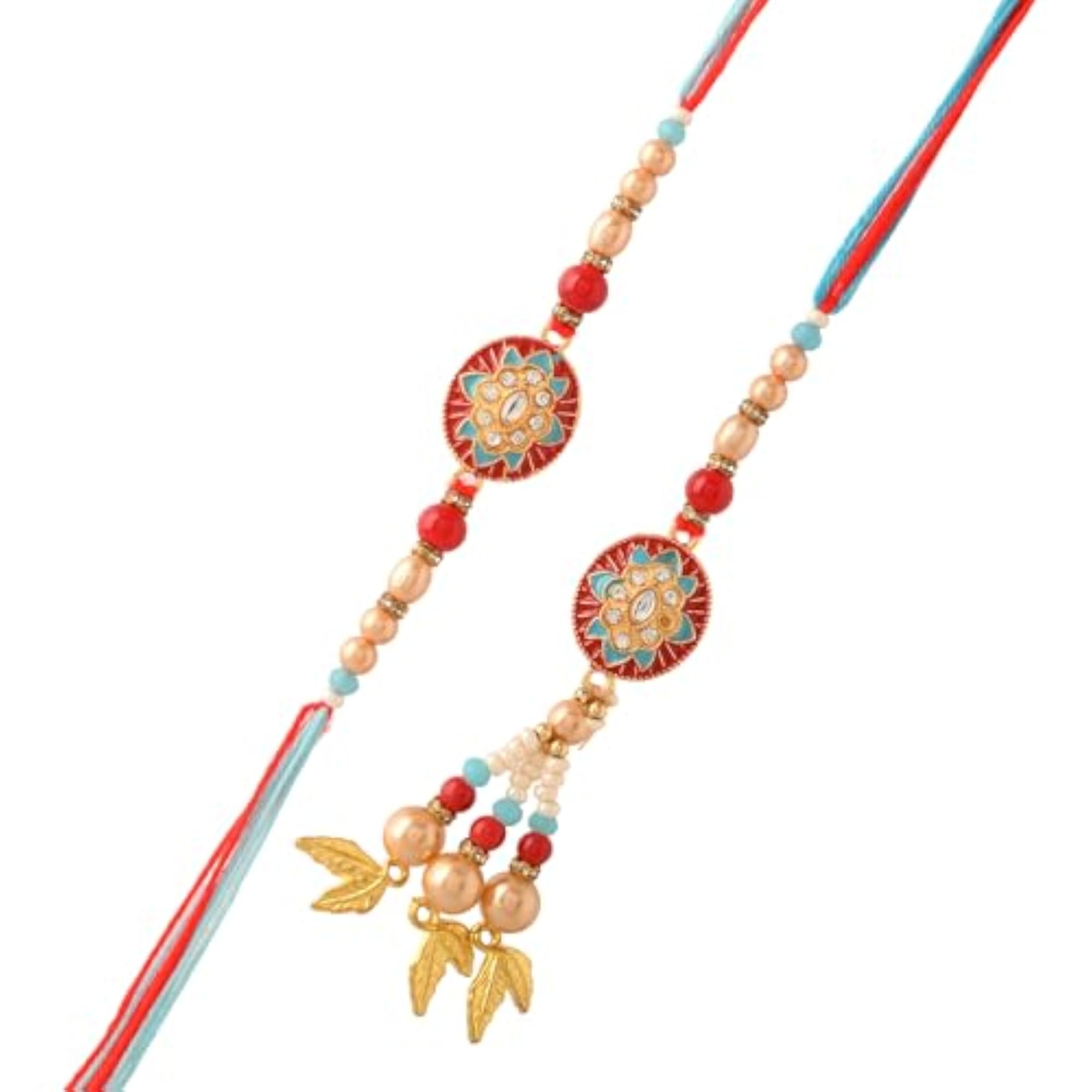 Rakhi Combo with Swan Set