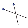 Mr.Power Marimba Mallets Wood Handle Yarn Head with Maple Handle, Bass Percussion instruments Sticks (Soft Yarn Head, Blue) #5