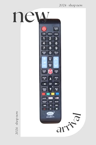 Image of China LED LCD Smart TV Remote LED 171 Compatible with SkyWall /Adsun /Klass /Wisdom Cloud LED TV & Chinese Assembled TVs | No Voice Command - Exactly Same Remote Will Work Only (China LED 171)