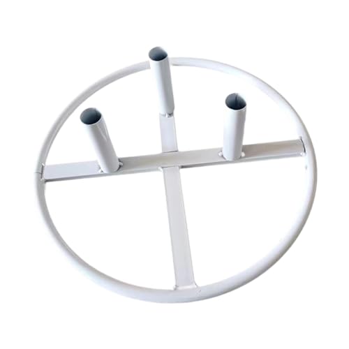 ＡＷＨＡＯ Présentoir à Fleurs, Base de Bricolage, Grandes Fleurs sur Pied pour Composition Florale de Fleuriste, Blanc