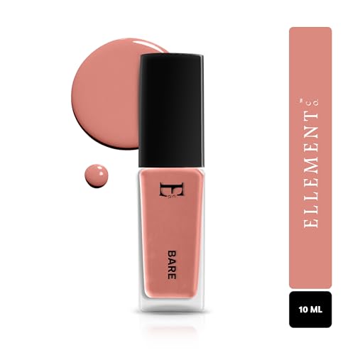Image of BARE Vegan Nail Polish Nude Brown Color | Long Lasting Chip Resistant Formula | Quick Dry Glossy Finish | Non Toxic & Cruelty Free Nail Paint for Women | 10 ml