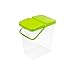 Produktbild 10 L Behälter Waschpulver Futterbehalter Unibox mit Deckel grün Aufbewahrungsbox Bad Küche