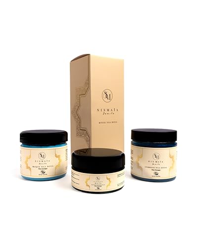 Coffret rituel complet Hammam au Nila Royal : Savon noir au Nila et Argan, Gommage Exfoliant au...
