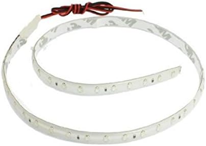 Magideal 2pcs Red 30cm Led Knight Rider Flash Strobe Scanner Neon Strip Light