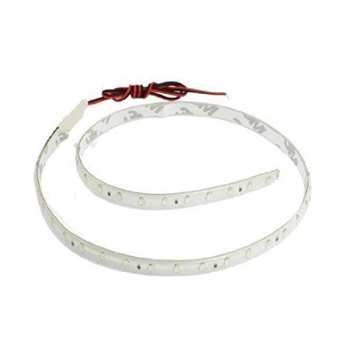 Magideal 2pcs Red 30cm Led Knight Rider Flash Strobe Scanner Neon Strip Light