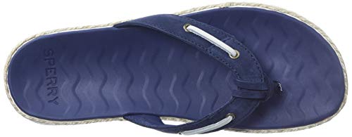 Sperry-Women's Adriatic Thong Skip Lace Jute Wrap Sandal, Navy, 9.5 M Us #TOP4