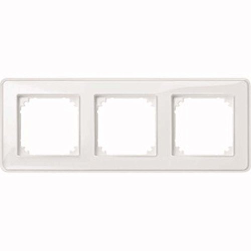 Preisvergleich Produktbild Merten MEG4030-3500 Rahmen, 3fach, transparent / polarweiß, M-Creativ