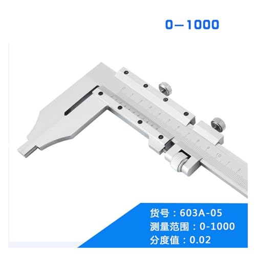 Calibrador Vernier de Acero Inoxidable 125-500mm 0.02 miniatura 2