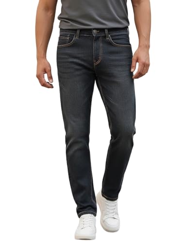 Image of Urbano Fashion Men's Regular Fit Washed Jeans Stretchable