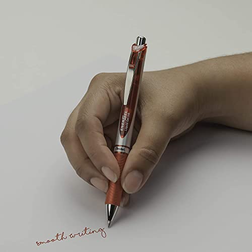 Pentel Energel Liquid Gel Ink Pens 0.7 Mm - Pack Of 5 Red Deluxe Rtx Energel Pens With 3 Refills #TOP6