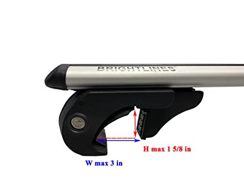 Brightlines Cross Bars Roof Racks Compatible With 2015-2019 Chevy Trax #TOP3