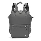 Pacsafe Citysafe CX 11L Anti Theft Mini Backpack - Fits 13' Laptop (ECONYL), Olive Grey (20421520)