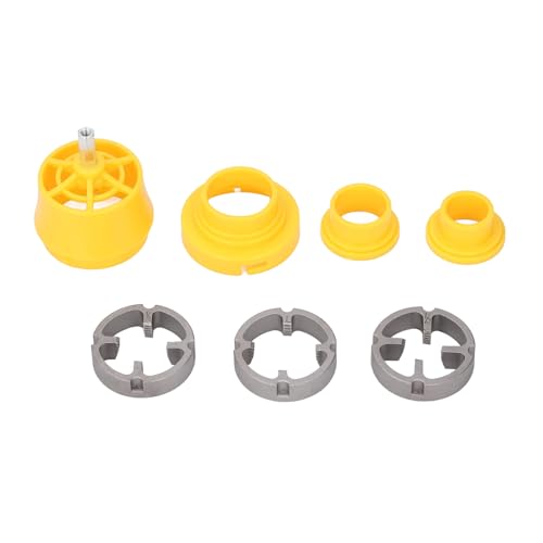 PVC Thread Maker Tool Set Heavy Duty Alloy Steel Pipe Threader Kit with 3 Sizes 1/2 3/4 1 Inch for Plumbing HVAC Industrial Applications