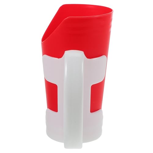 MUCKLILY Gobelet Adapté pour Soins des Personnes Âgées et Patients, Poignées Doubles, Plastique Bord Incliné et Bec Antifuite, Stable et Facile à Nettoyer, Utilisable en Milieu Hospitalier