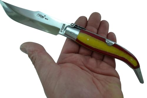 Navaja Celaya Clásica Albaceteña Aluminio Micarta Personalizada (10,90 cm hoja)