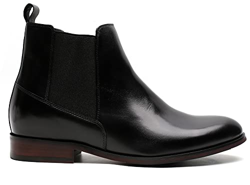 Bottes Chelsea tendance Modena rehaussantes homme avec talonnette invisible de 7cm