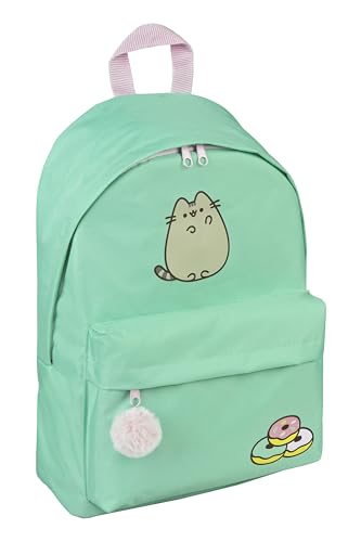 Sac à dos pour enfants Pusheen léger avec grande poche avant et bretelles ajustables