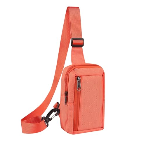 Étui à passants de ceinture compact et sac de transport orange