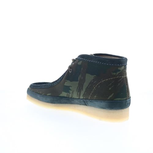 Clarks Clarks Mens Wallabee Boot Green Chukkas Boots Boots 8.5