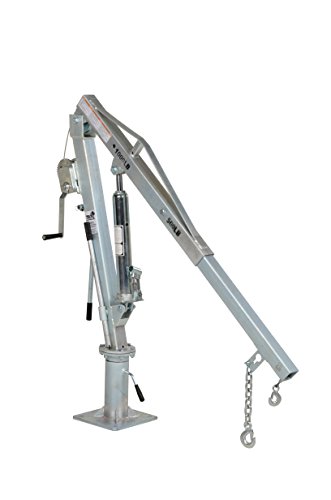 Vestil Jib Crane, 2000 Lb, 8 Ft. H, Silver #TOP5