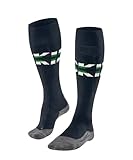 FALKE SK4 Advanced M Kh lana hilo funcional finos cálidos, Calcetines de esquí Hombre, Azul Space Blue 6116 Stripe, 42-43