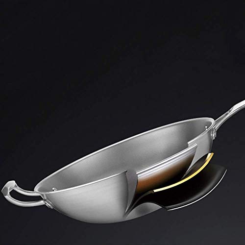 Wok de titanio compuesto sin recubrimiento 32x10.4 cm miniatura 4