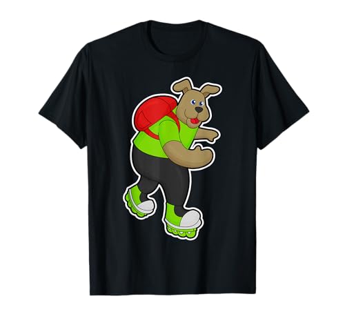 Hund Inline skating Inline skates Sport T-Shirt