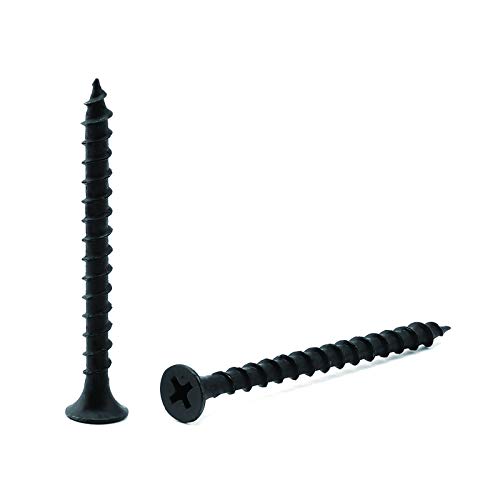 #8 x 2 Inch Wood Screw 100PCS Black Phosphate Coated...