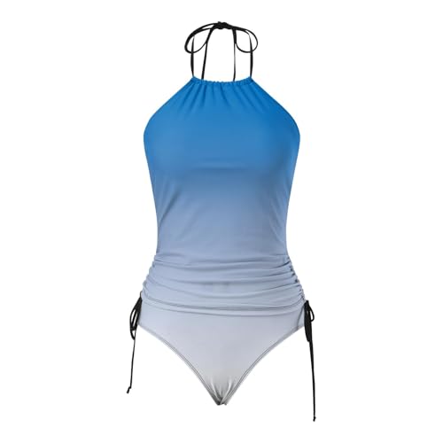 Maillot de bain tankini multicolore dos nu idéal pour les vacances à la plage