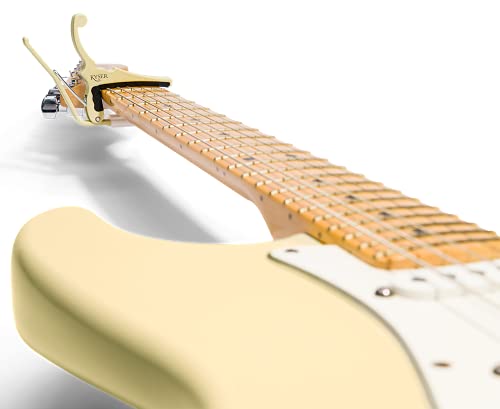 Fender x Kyser Quick-Change Electric Guitar Capo (Olympic White) - Les Beatles, Paul McCartney, John Lennon, RIngo Starr, George Harrison Fender x Kyser Quick-Change Electric Guitar Capo (Olympic White) – Image 4