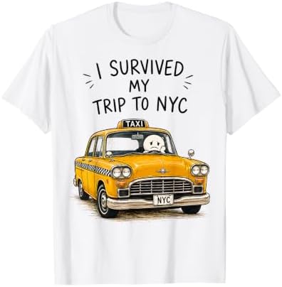 Vintage Funny I Survived My Trip to NYC T-Shirt T-Shirt - 1