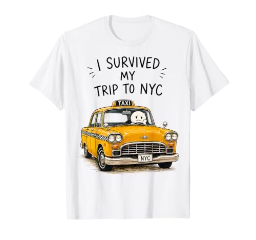Vintage Funny I Survived My Trip to NYC T-Shirt T-Shirt