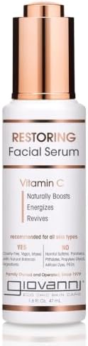 GIOVANNI Facial Energizing Serum, Restoring Vitamin C, 1.6 oz