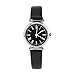 Brrnoo Reloj de Mujer Elegante Reloj de Pulsera Cuero Retro con Diseño Compacto y Minimalista Esfera y Correa Negras Imagen de Brrnoo Reloj de Mujer Elegante Reloj de Pulsera Cuero Retro con Diseño Compacto y Minimalista Esfera y Correa Negras