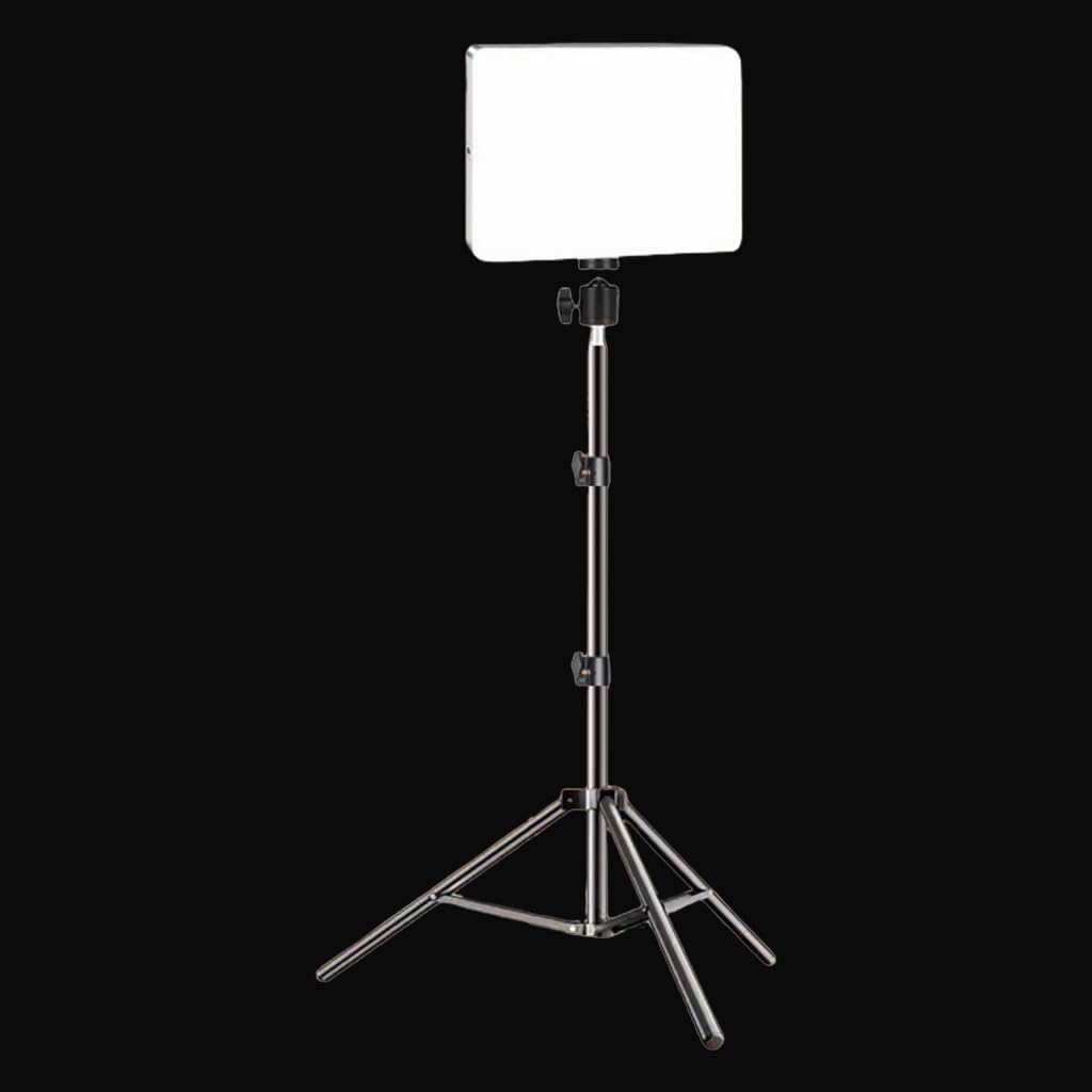 Elnwnnkc LED Photography Video Light Panel Tripods Stand RGBs for Live Streaming