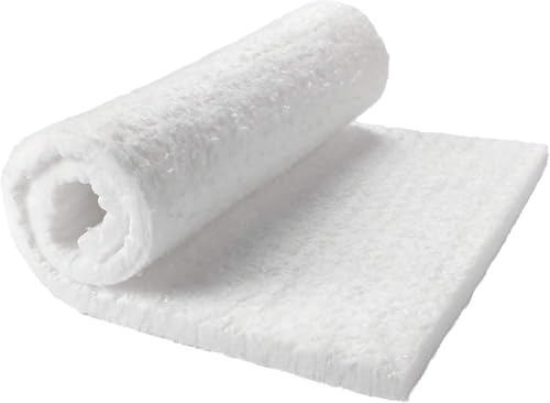 Liberty Flame, Ceramic Fiber Insulation Blanket, 1/2 inch Thickness, 12 inches Wide, 24 inches Long.