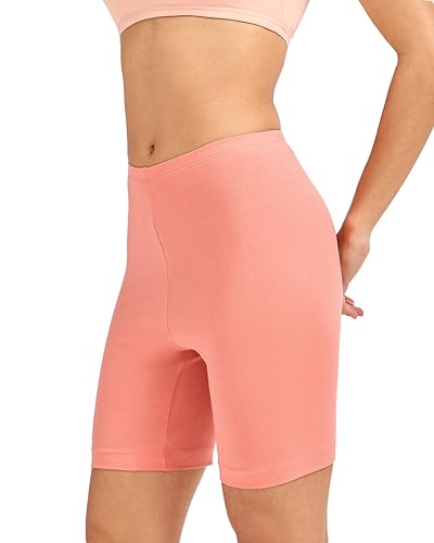 Image of URBAN ADVENTURE High Coverage Premium Cotton Spandex Mid Waist Elastane Stretch Shorties - Gym -Cycling Shorts /Tights for Women