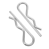 ABOOFAN 2 Pièces Goupille Fendue R M5x100 en Acier Inoxydable pour...