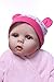 23Inches Reborn Baby Dolls Silicone Full Body That Look Real Lifelike Silicone Baby Doll Handmade Anatomically Correct Soft Baby Girl Dolls for Age3+