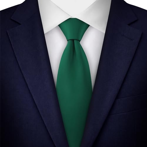 Image of Jacob Alexander Men's Extra Long Solid Color Tie