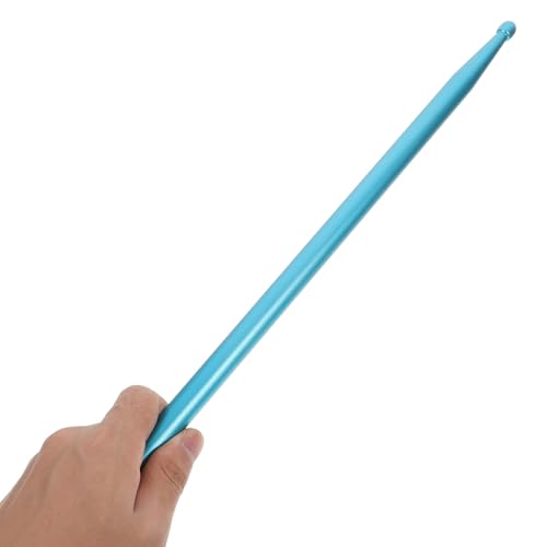 Baquetas profesionales de aluminio azul para práctica miniatura 3