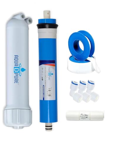 Image of AQUA D PURE Complete RO Service kit with Zinc Copper Alkaline Filter, RO Membrane for All Type of Water Purifier with Zinc Copper Alkaline Filter
